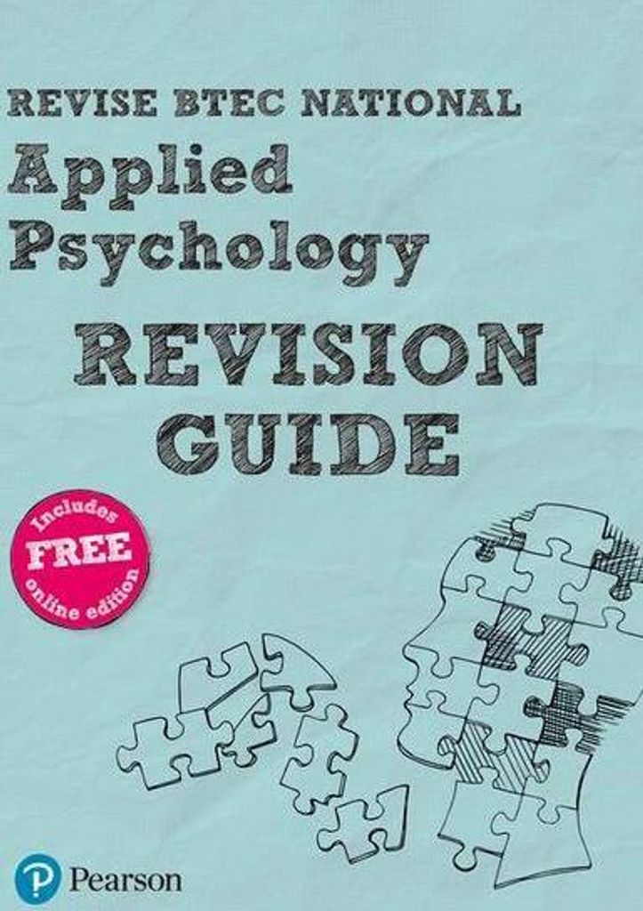 Pearson REVISE BTEC National Applied Psychology Revision Guide inc online edition - for 2025 exams