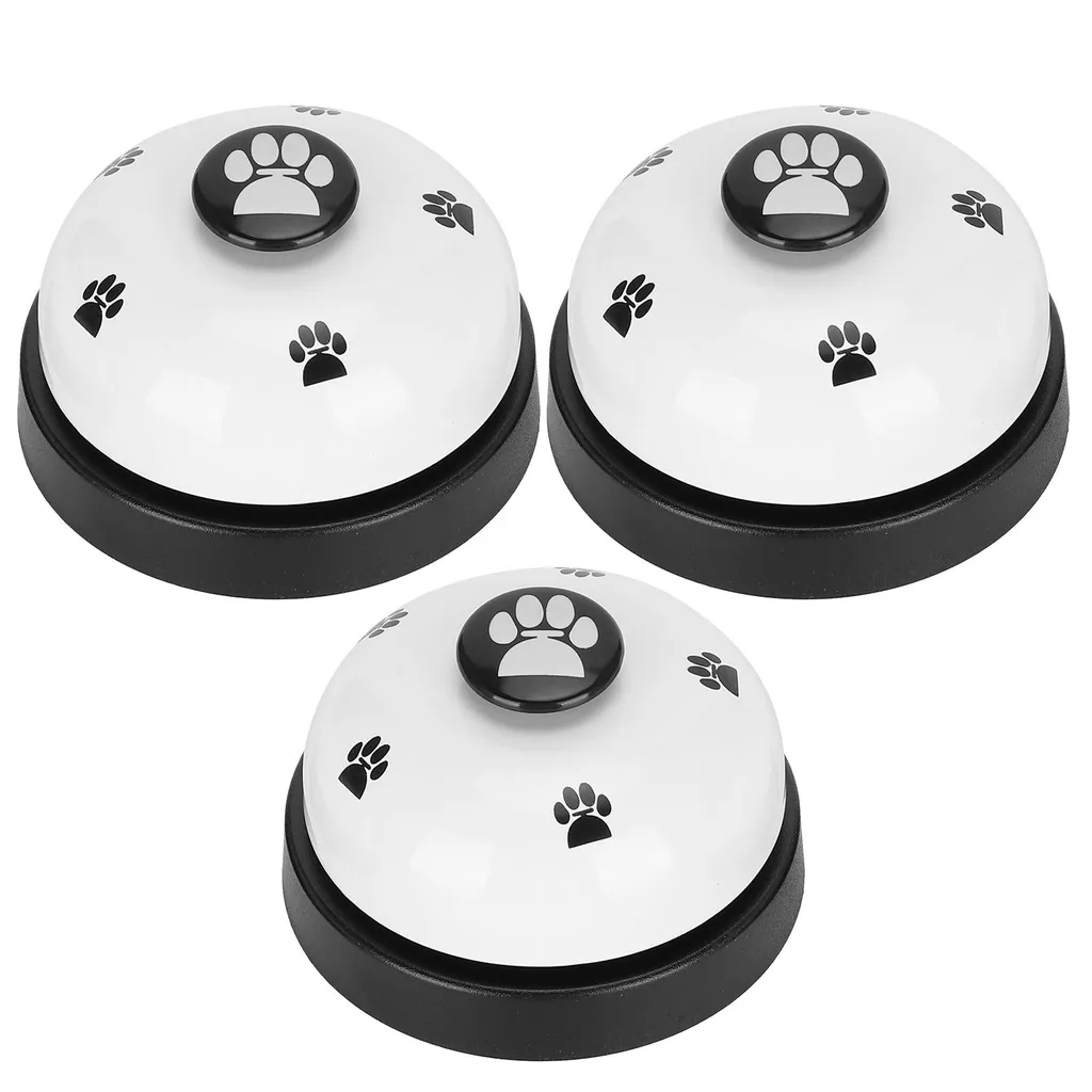 Kit 3 Campanelli Pet Training Bianchi | Addestramento Facile e Veloce