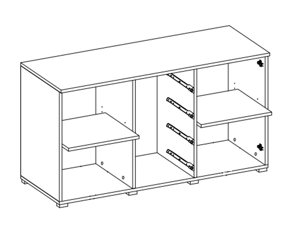 Commode de chambre MARCELA pour optimiser le rangement des vêtements