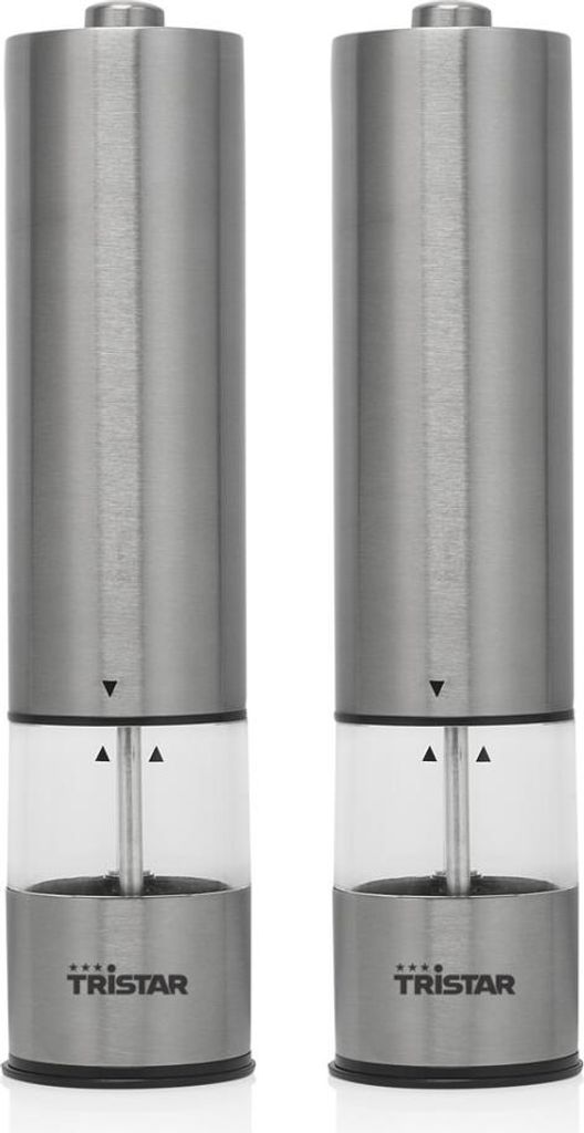 Tristar Elektrische Pfeffer- /Salzmühle PD-8880 edelstahl Produktbild 