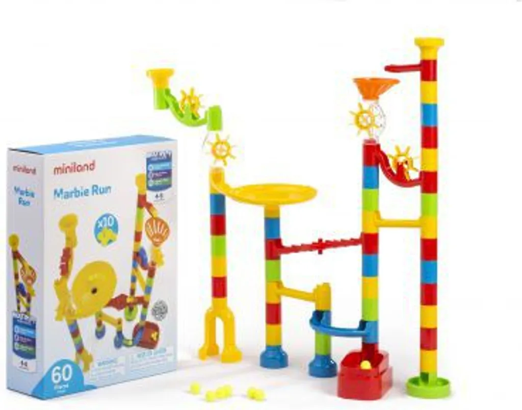 Jeu de construction Marble Run Miniland 60 unités pour la créativité