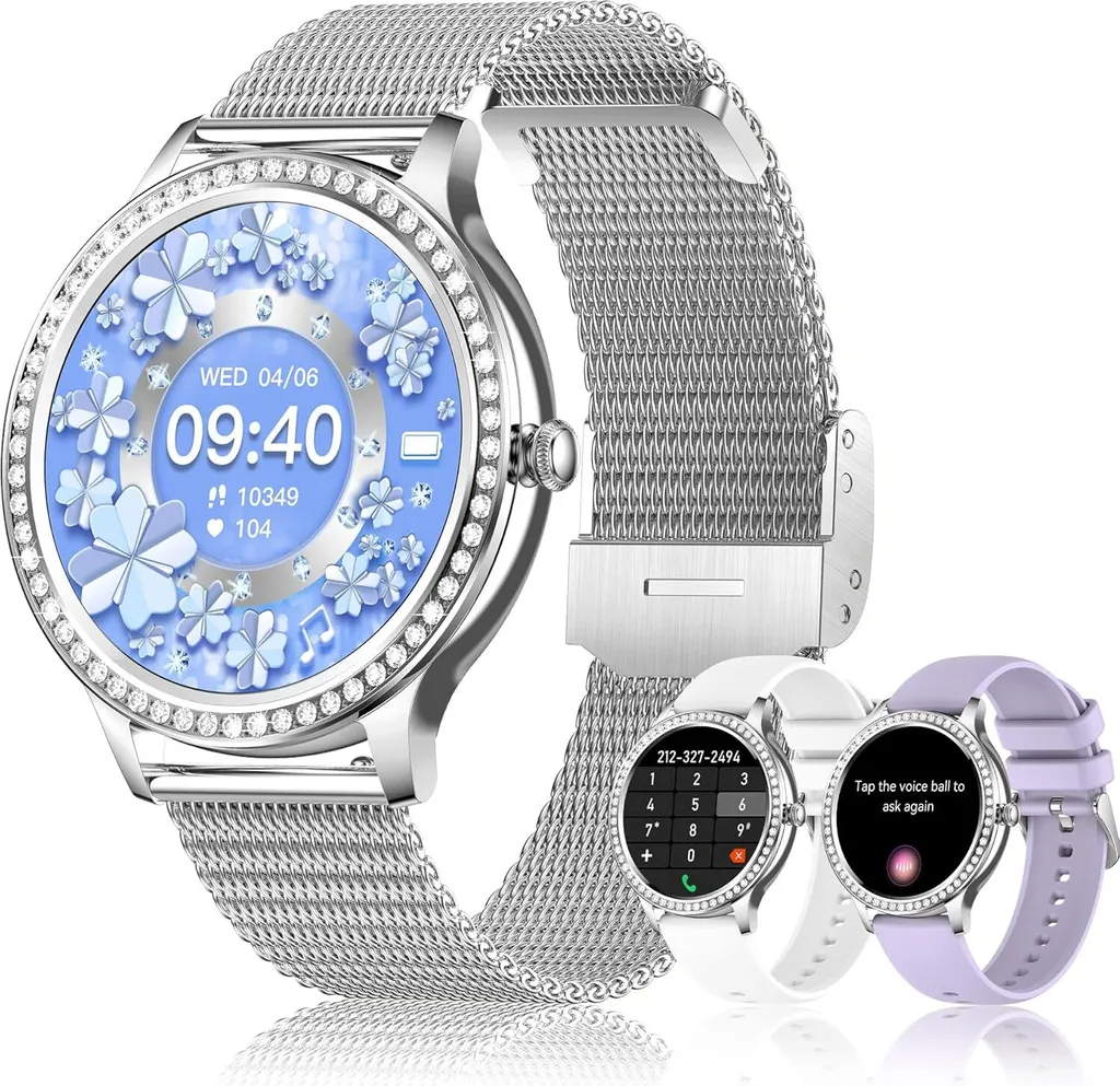 Smartwatch Donna Offerta - Chiamate, WhatsApp e Salute 1.32"