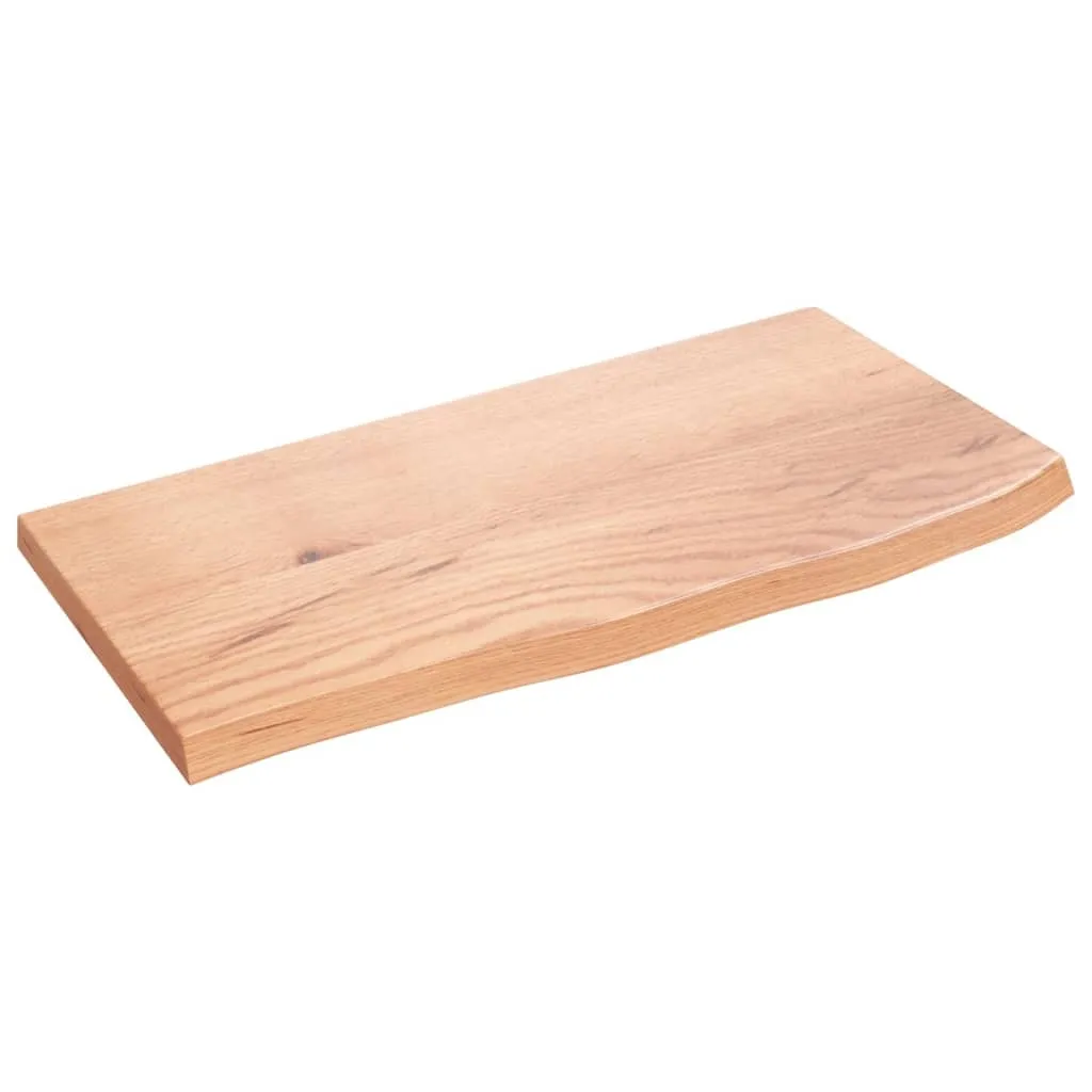 Mensola in Legno Massiccio Rovere 60x30x2 cm | The Living Store Online
