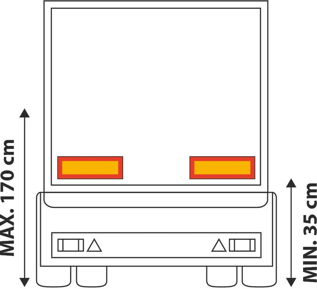 Panneau catadioptre pour signalisation remorque agricole et utilitaire - 4