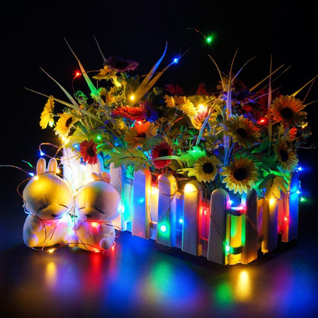 Lichterkette für den Außenbereich, multimodale optionale Nachtlichter, Garten- und Weihnachtsfeier-Dekoration, Landschaftsbeleuchtung