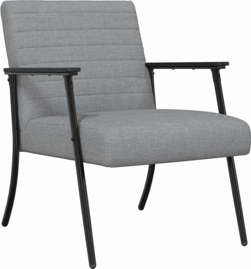 vidaXL Sessel Hellgrau 59 x 75 x 78 cm Stoff