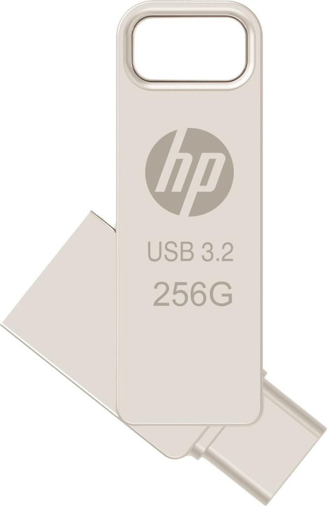 HP HPFD206C-256 USB-Stick 256 GB USB Type-A / USB Type-C 3.2 Gen 2 (3.1 Gen 2) Silber