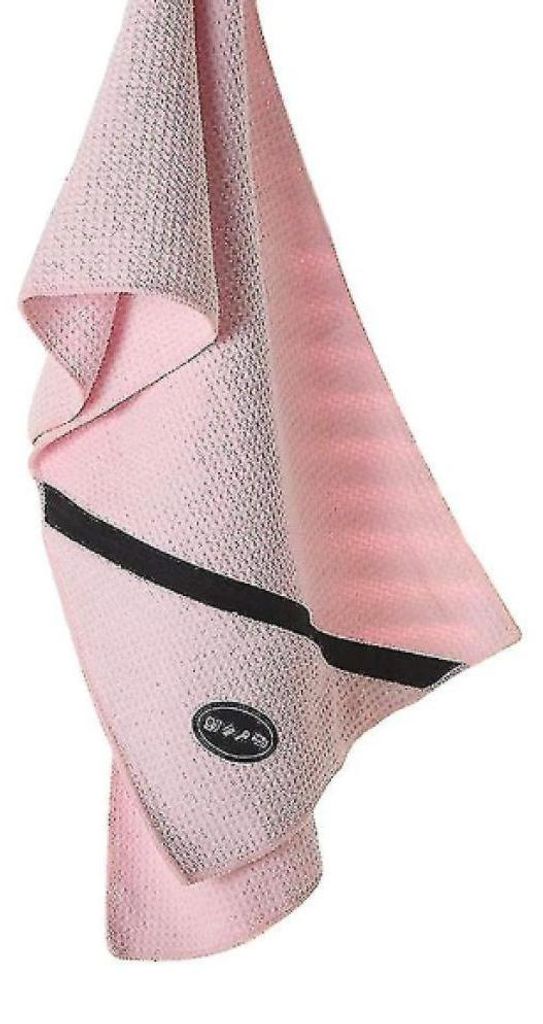 Sport-Outdoor-Handtuch mit Reißverschluss, saugfähiges Yoga-Taschenhandtuch – Rosa