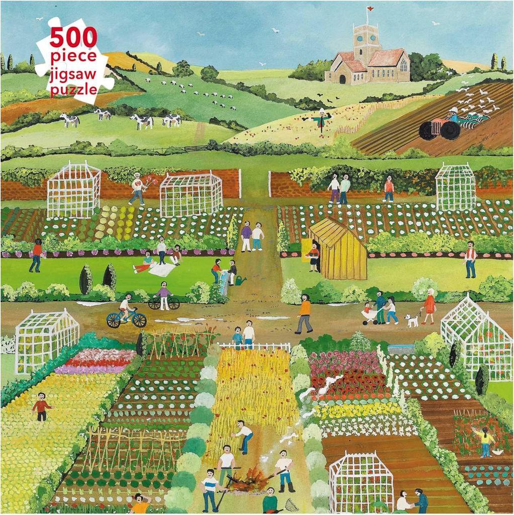 Adult Jigsaw Puzzle Judy Joel: Allotments, 2012 (500 Pieces)