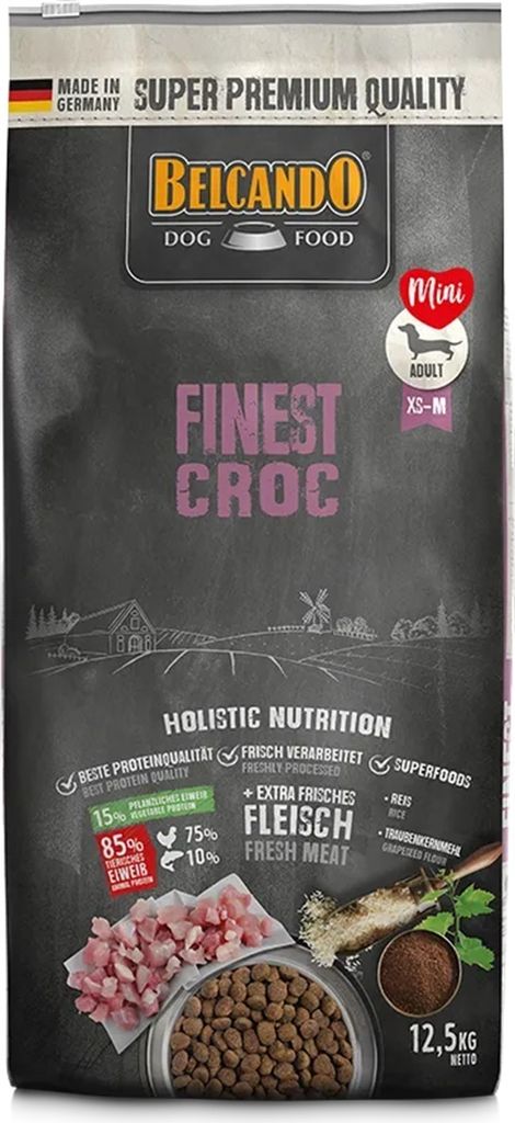 BELCANDO Finest Croc Premium Trockenfutter Hund 12,5kg Produktbild 