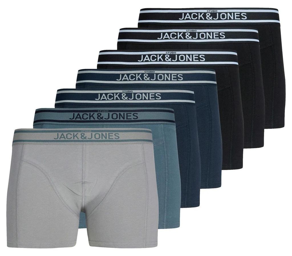 Jack & Jones John Solid Trunk Boxershorts Herren (7er Pack)
