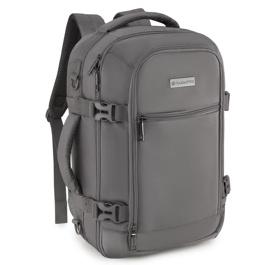 Zagatto Reiserucksack Handgepäck 40x20x25 20L WIZZAIR RYANAIR Grauer ZG1035