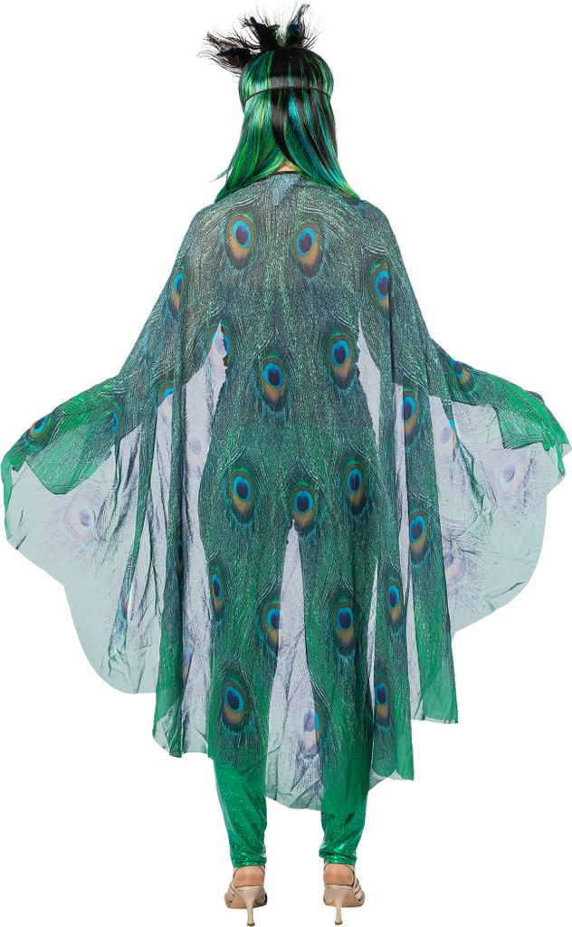 Cape Pfau Umhang Kostüm Karneval Fasching Produktbild 