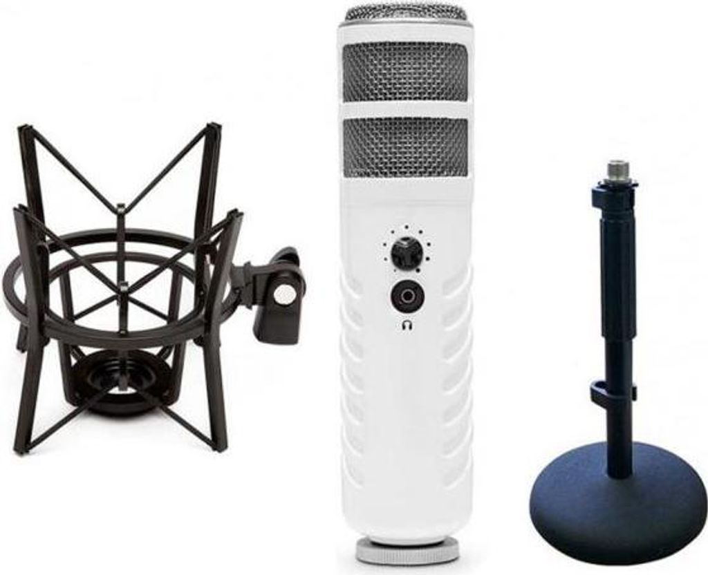 Rode Podcaster mit Spinne mit Tischstativ