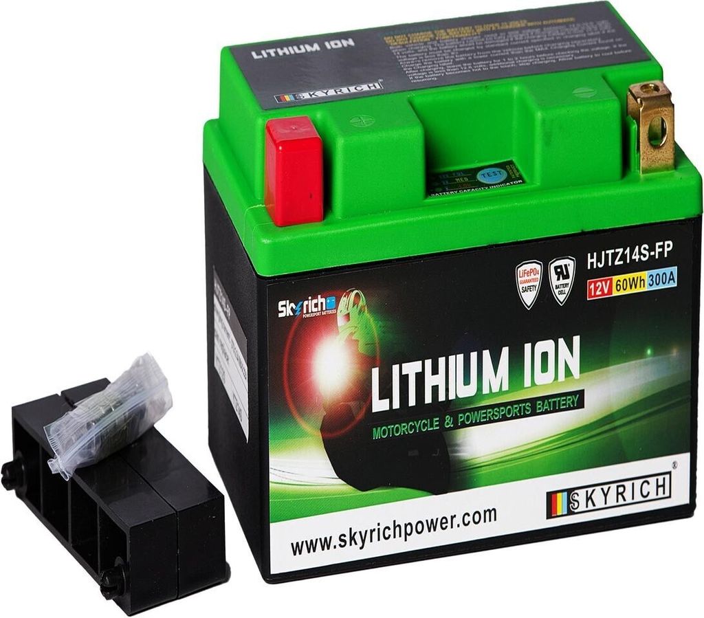 Yuasa Motorradbatterie YTZ14S AGM 12V/11,8Ah wartungsfrei Produktbild 