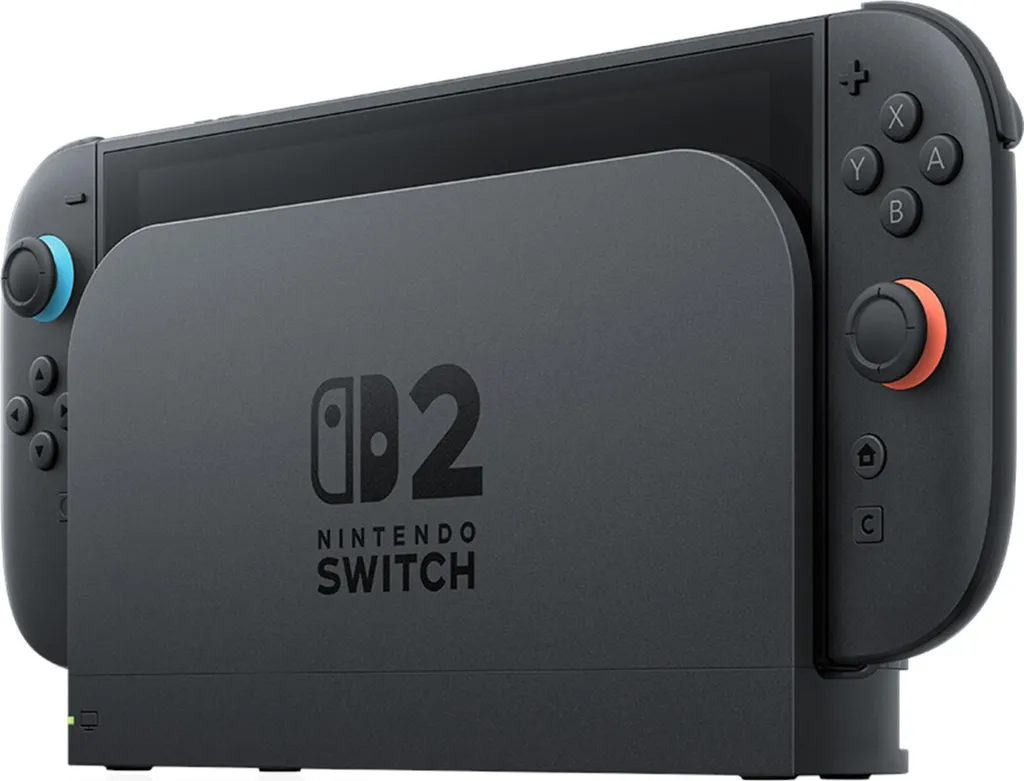 Nintendo Switch 2 Rouge avec Prise EU 220V - Écran HD et Performance Fluide - 36