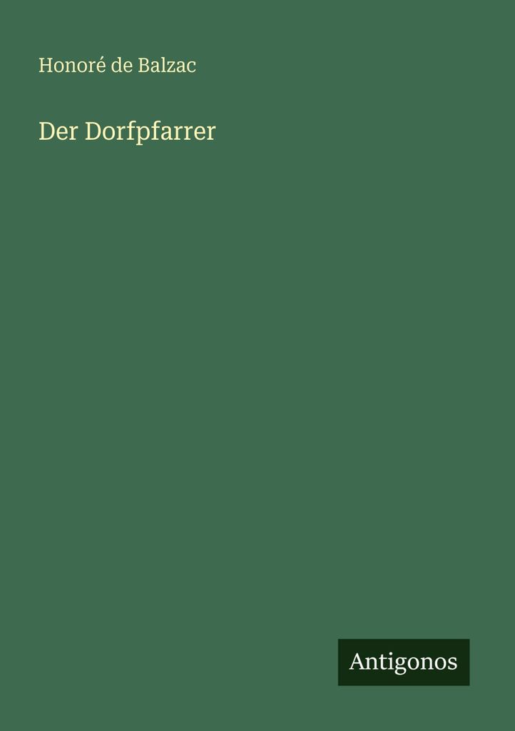 Der Dorfpfarrer
