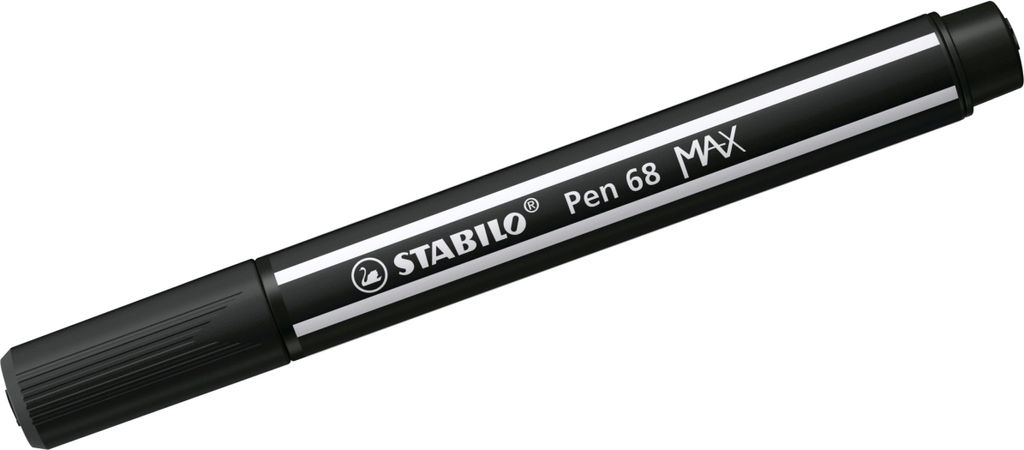Stabilo - Filz -Tip Pen 68/46 Max Black | 5 Stücke