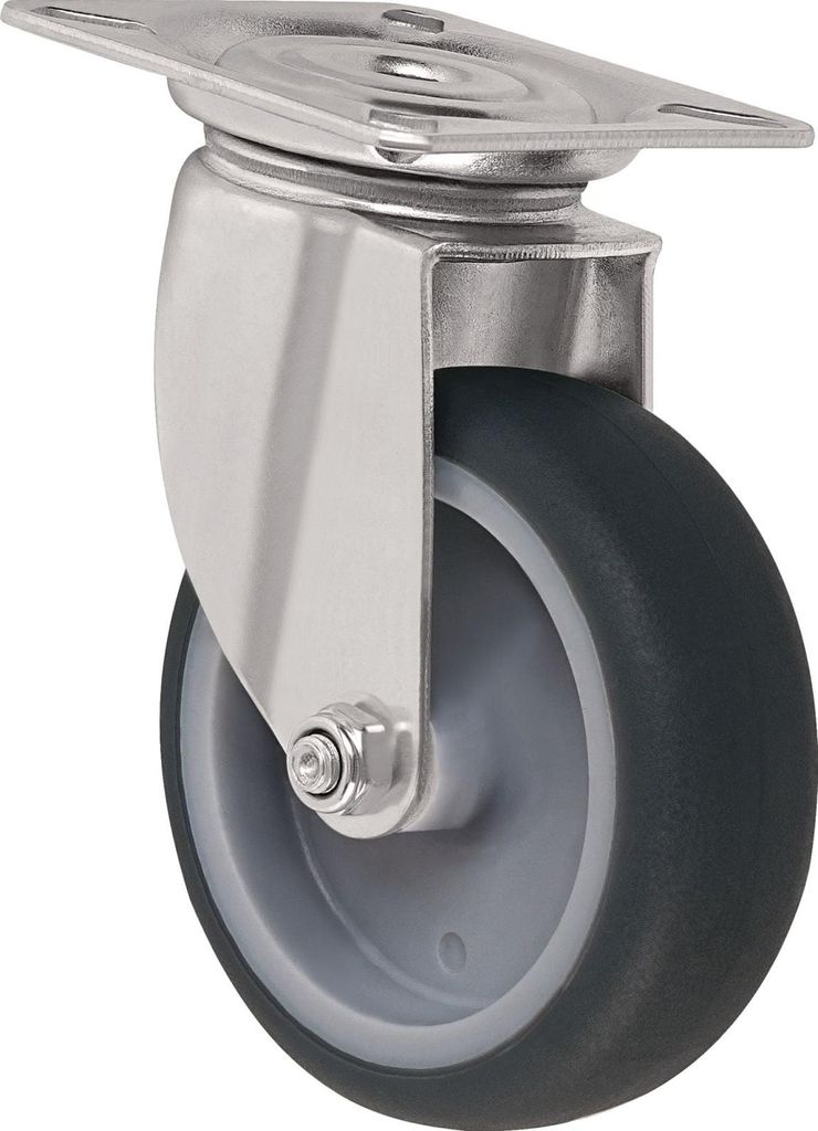 Tecwerk Lenkrolle Thermoplast. Elastomer 95° Shore A - 1 Stk.