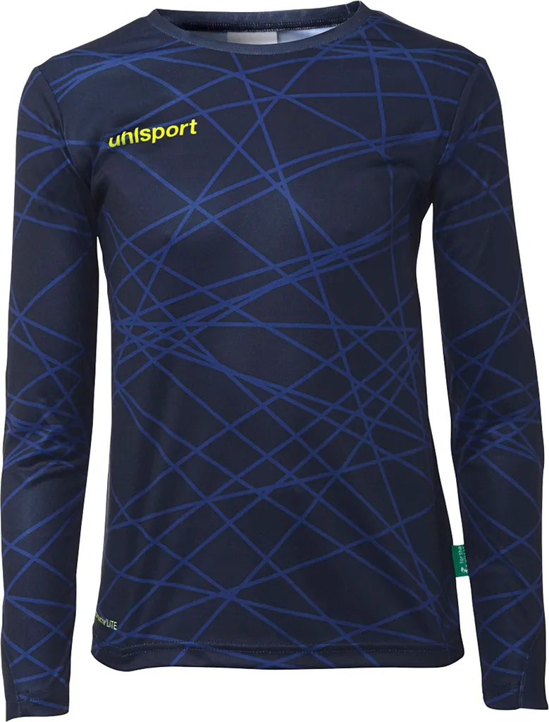Kit gardien de but junior Uhlsport Prediction marine jaune fluo 116