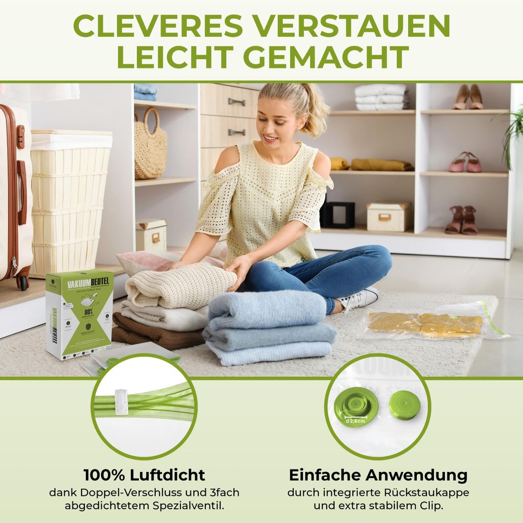 NORDIC® - Vakuumbeutel für Kleidung
