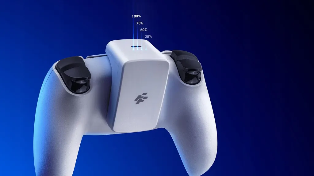 Batterie Manette PS5 2000 mAh Flashfire Noire à Charge Rapide Intégrée