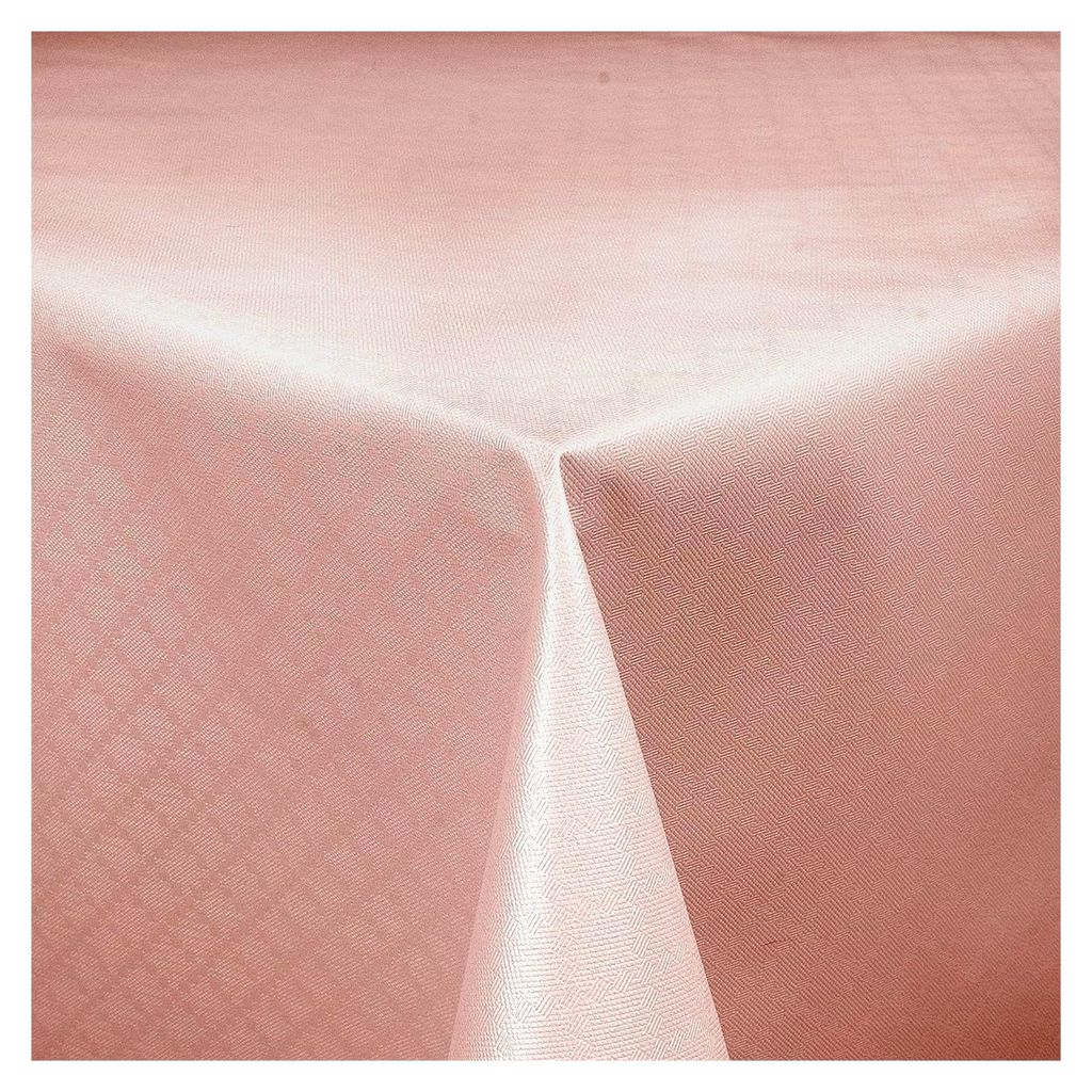 Wachstuch Tischdecke Diamant Relief Rosa in wählbaren Breiten und Längen, abwaschbar, eckig 120 x 150 cm
