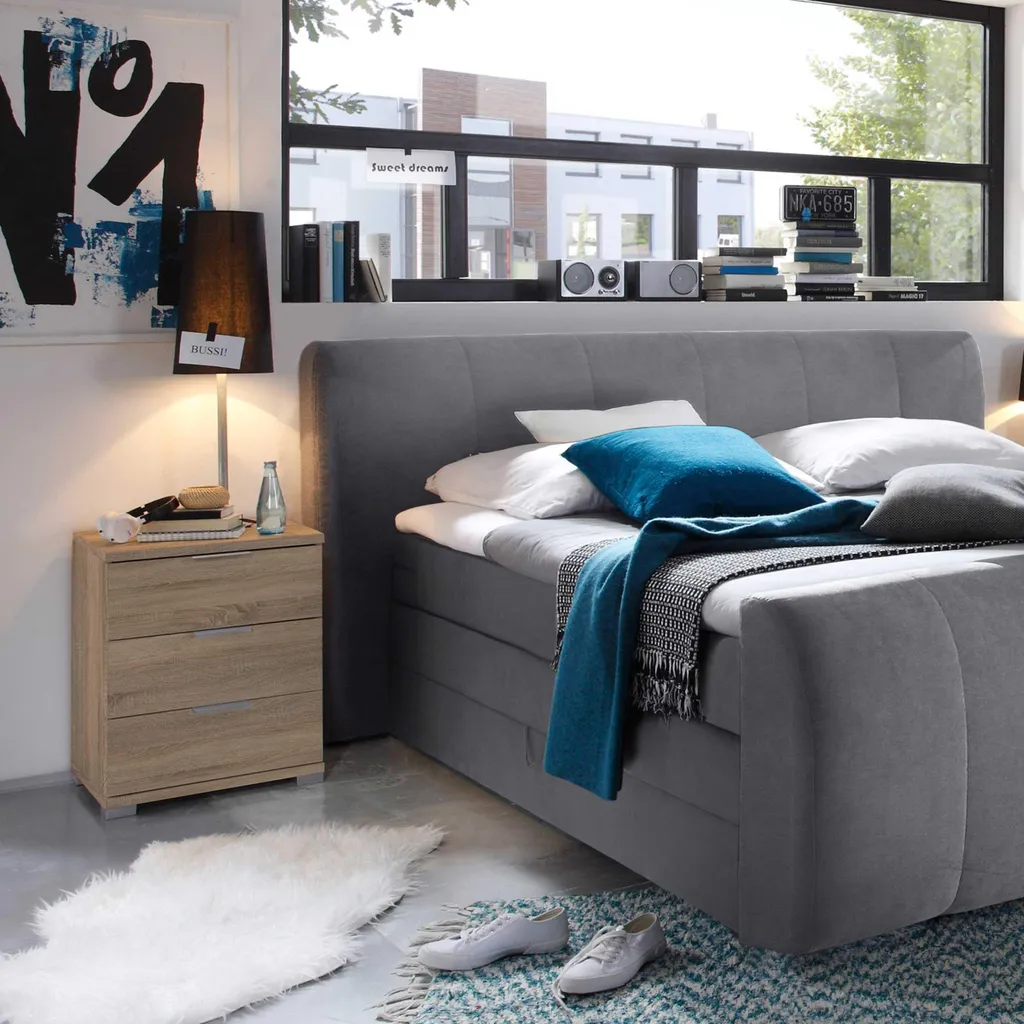 Table de nuit Nelli avec tiroir en bois naturel design scandinave chic - 4