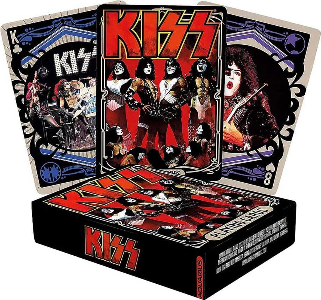 Karty do Gry KISS - Oficjalna Talia z Unikalnym Designem dla Fanów Rocka