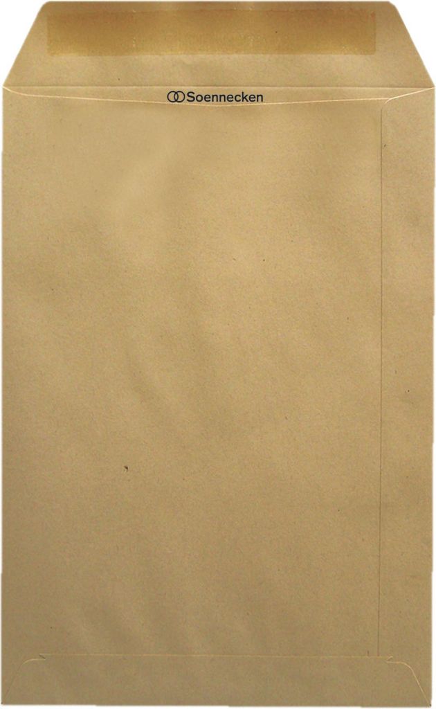 Versandtasche 2055 C4 90g ohne Fenster natronbraun 25 Stück Packung mit 10 Stück