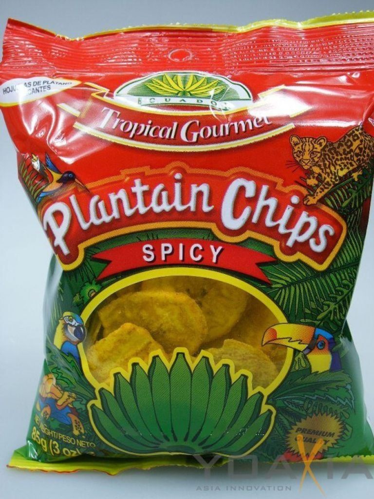 TROPICAL GOURMET Bananen Chips Scharf  85g | Spicy | aus Produktbild 