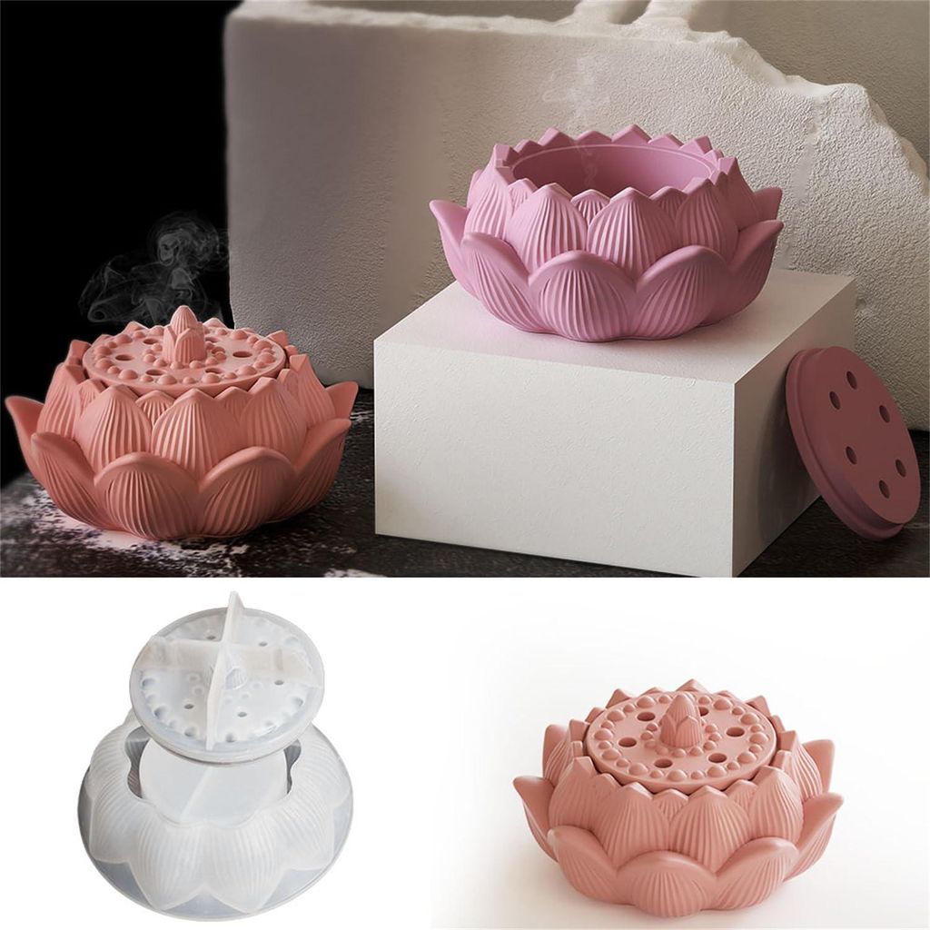 Silikonformen für Kerzenhalter, DIY-Gussformen für Schmuck, Kosmetik, Aufbewahrungsboxen, Kerzen und Blumentöpfe.