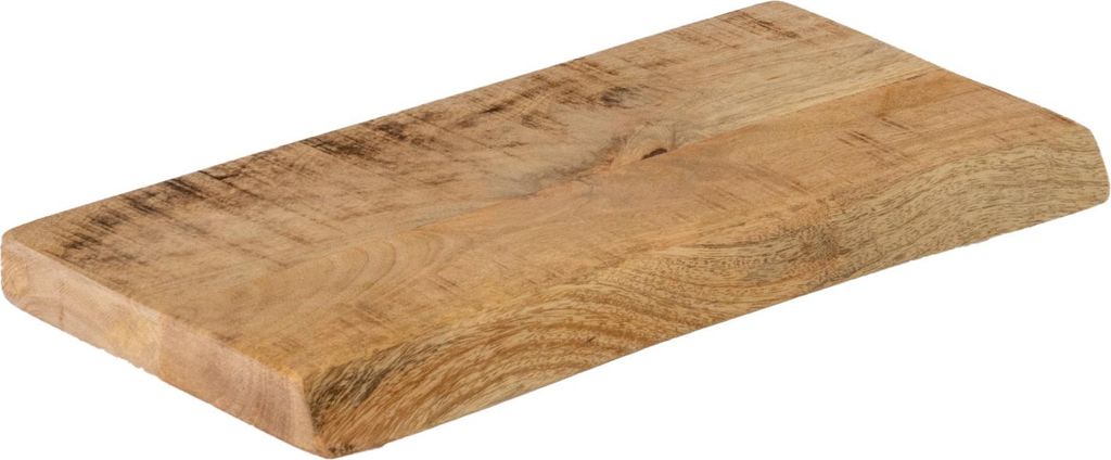 Steckboard mit Baumkante Wandregal Mango rough lackiert 40 x 20 Amanda