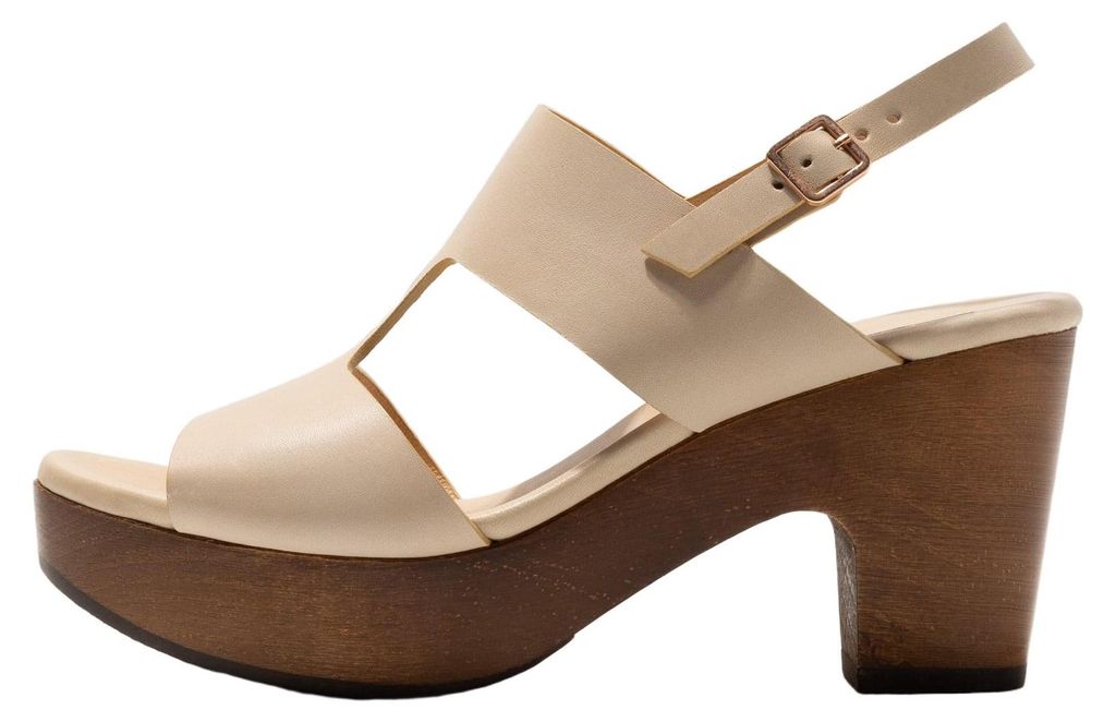 Neosens Sandalen mit Absatz Damen S3270 RESTORED SKIN CREAM/ ST.LAURENT SANDAL Farbe Beige