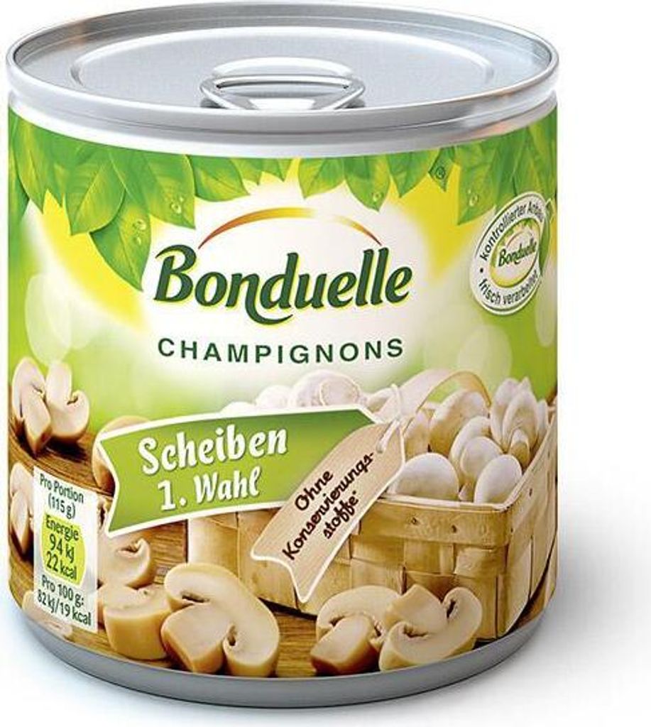 Bonduelle Champignon Gourmet-Scheiben ,12er Pack