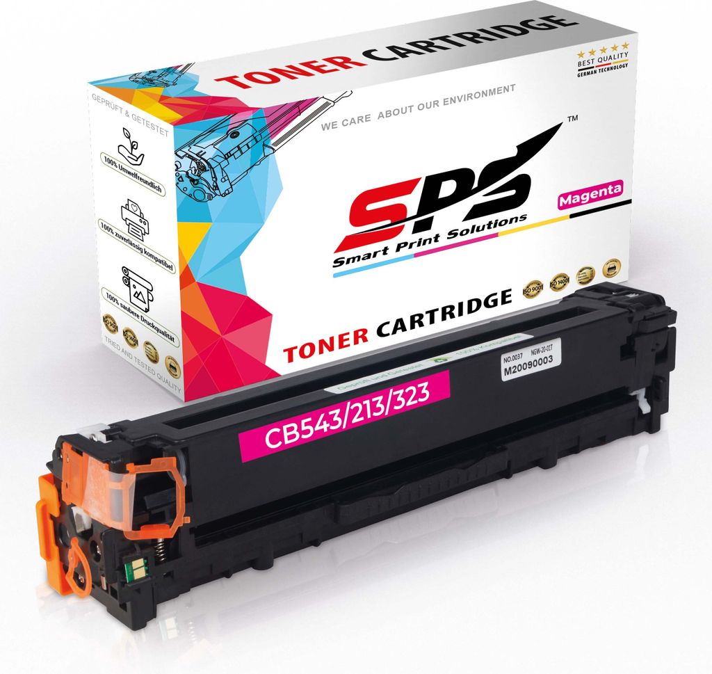 CB543A / 125A Toner Kompatibel für HP Color Laserjet CP 1514 N | 1x Magenta