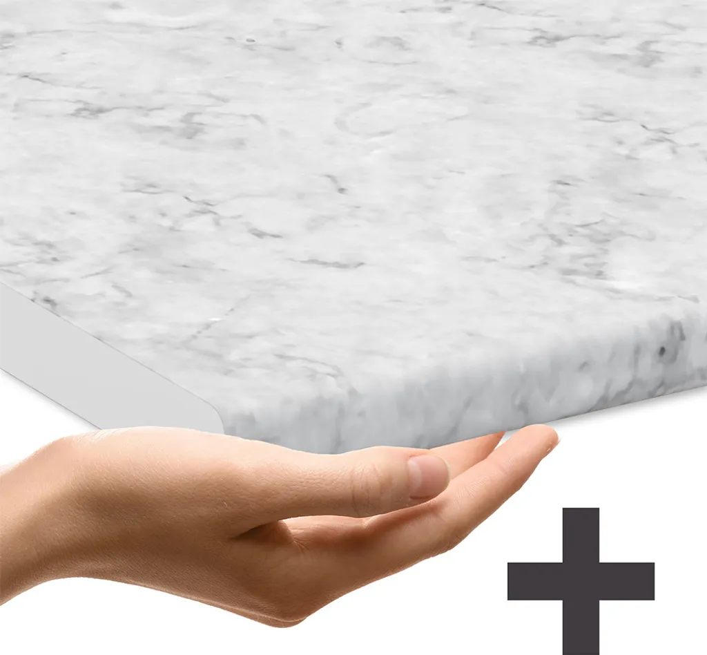 Pannello Lavastoviglie 60cm Vicco Fame-Line Marmo Nero Rigato - 2