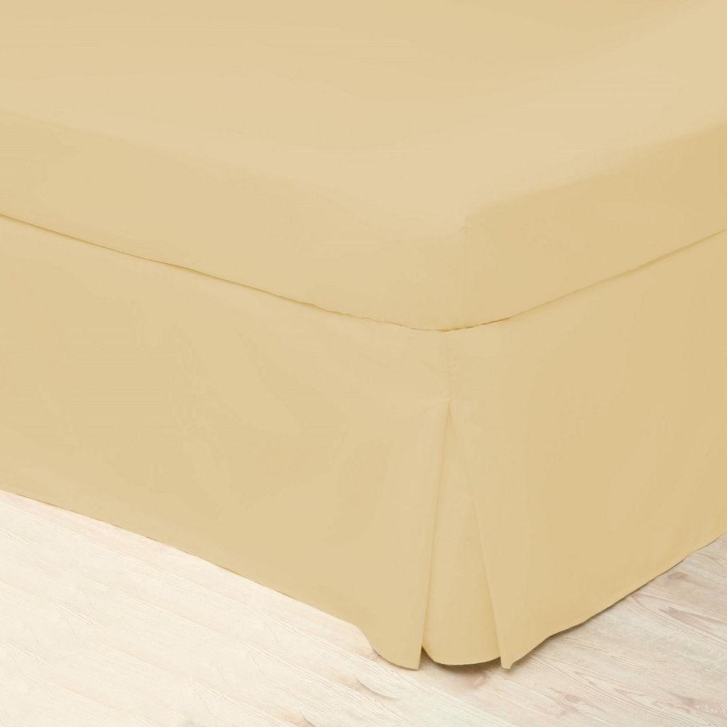 Belledorm - Plattform-Volant, Perkal BM179 (Kingsize) (Honig)