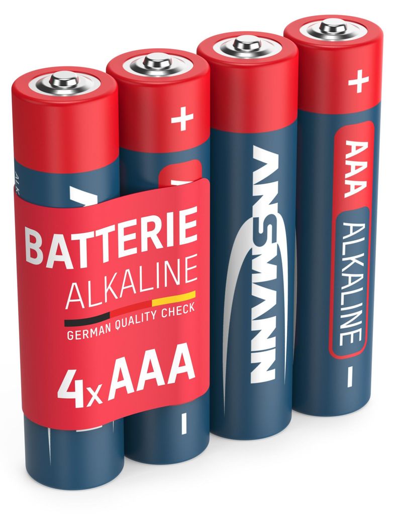 ANSMANN 4x AAA Micro Batterie Alkaline / LR03 Produktbild 