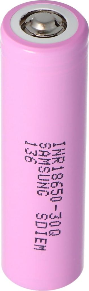 Samsung INR18650-30Q - 3,6V bis 3,7V, 3000mAh 15A Button Produktbild 