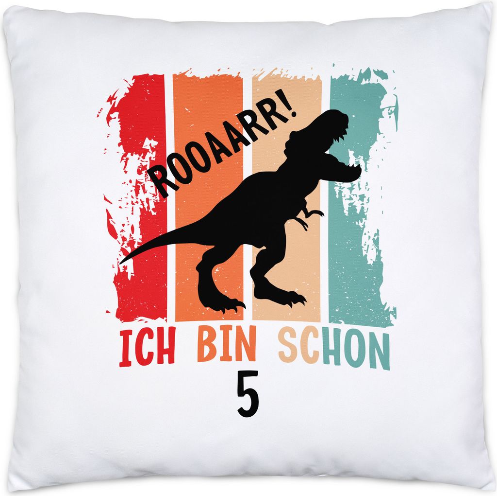 Roooaarr Ich Bin 5 Kissen Inkl Füllung Dinosaurier Dino Produktbild 