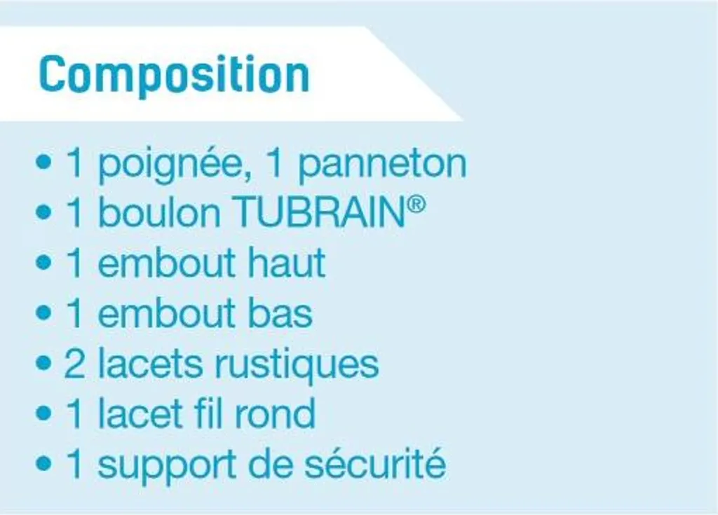 Espagnolette de Sécurité Tubrain - Anti-effraction pour Volets