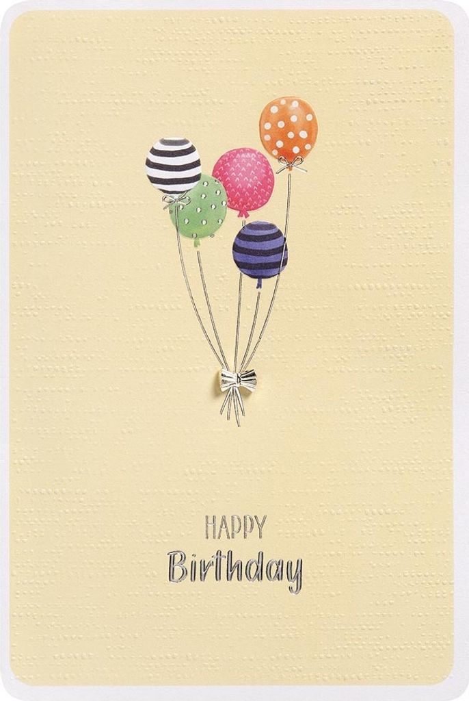 Geburtstag Finest Collection Karte mit Briefumschlag plastikfrei unve