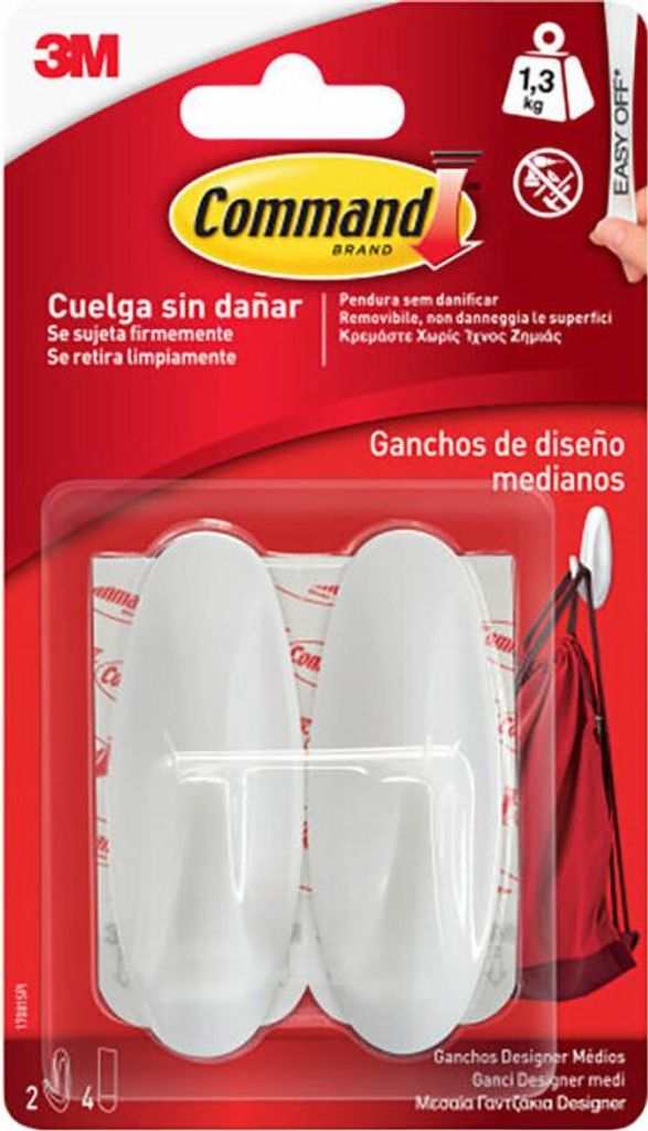 Häkeldesign, Mittel, Weiß, 29 x 79 x 29 mm, 2 Stück + 4 Bänder, Max. 1,3 kg