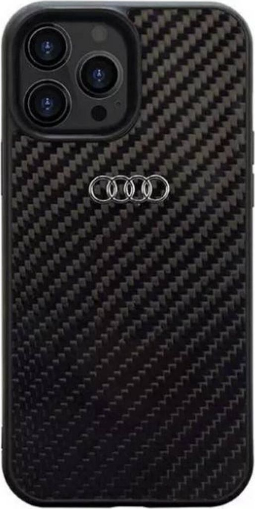 Audi Carbon Fiber Case Phone 14 Pro schwarz