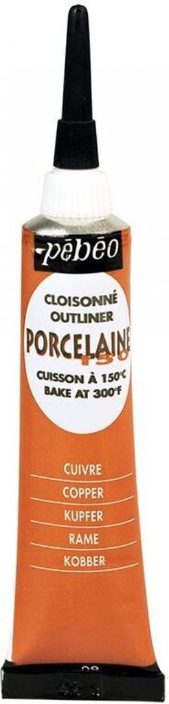 Pebeo Porcelaine 150 Outliner, 20 ml, 09 Kupfer Produktbild 