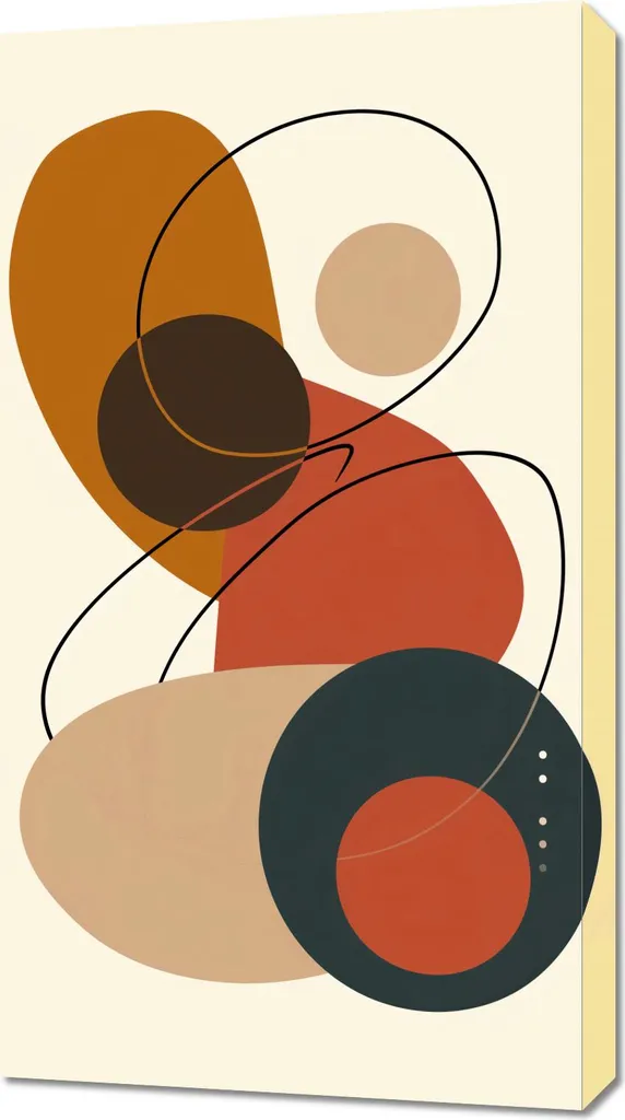 Geometria dell'armonia Quadro 50x90 | Emozioni su Tela per Living