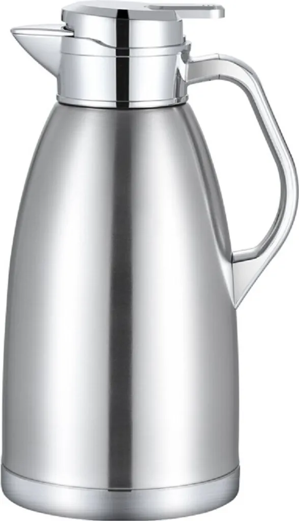 Caraffa thermos 2,3 litri Teiera Fiaschetta thermos Caffettiera Argento