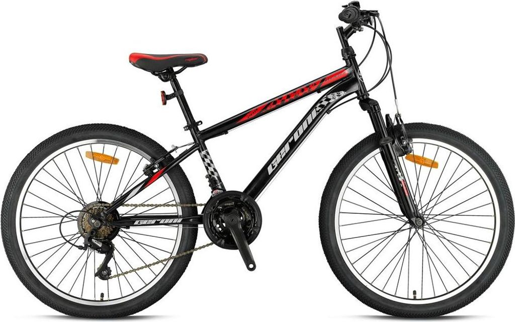 24 Zoll Kinder Jugend Fahrrad MTB Mountainbike Rad Bike GRN26041 Rot