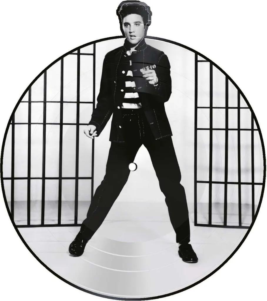 Elvis Presley Jailhouse Rock Disque d'image en forme Édition limitée
